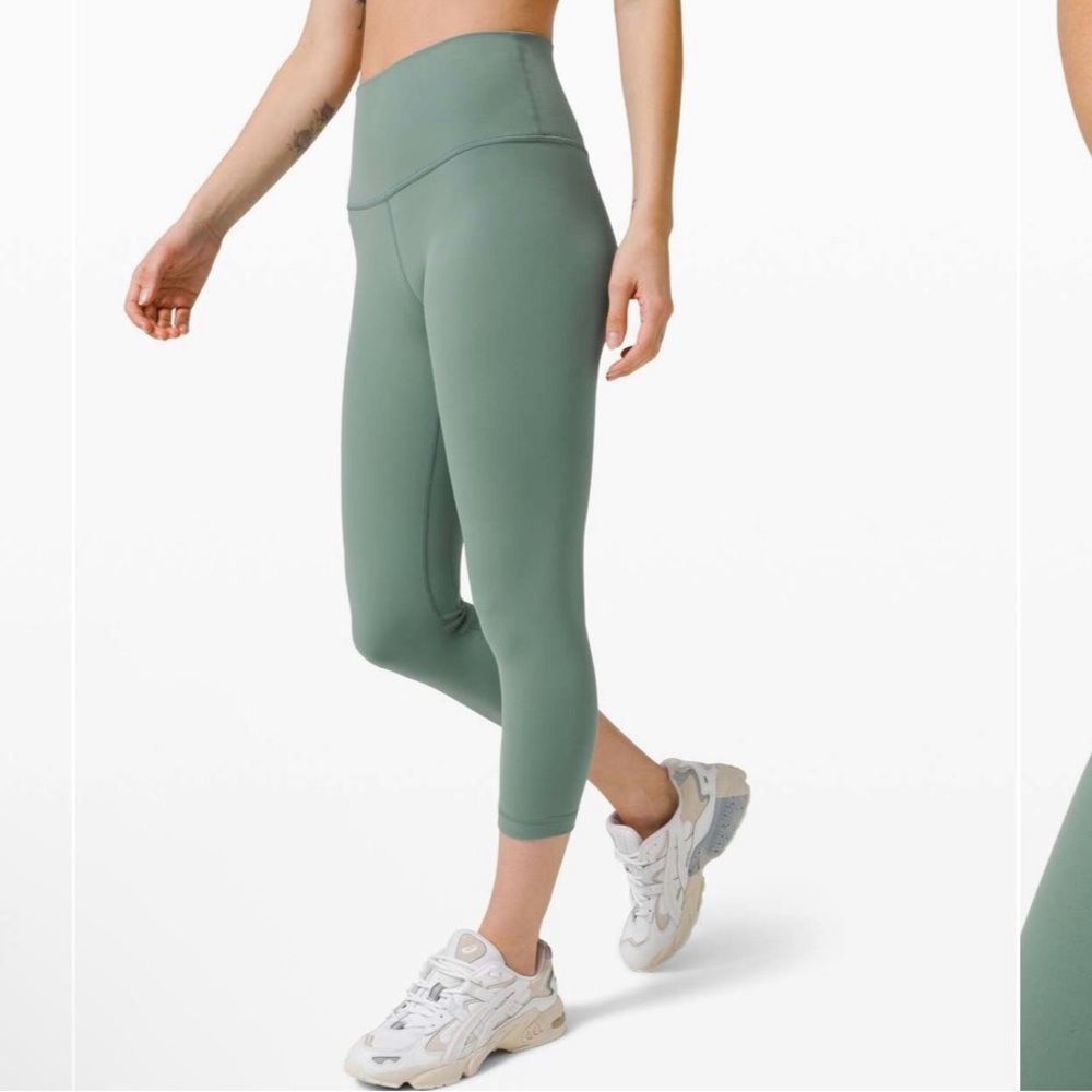 Lululemon Align Crop *21" Tidewater Teal